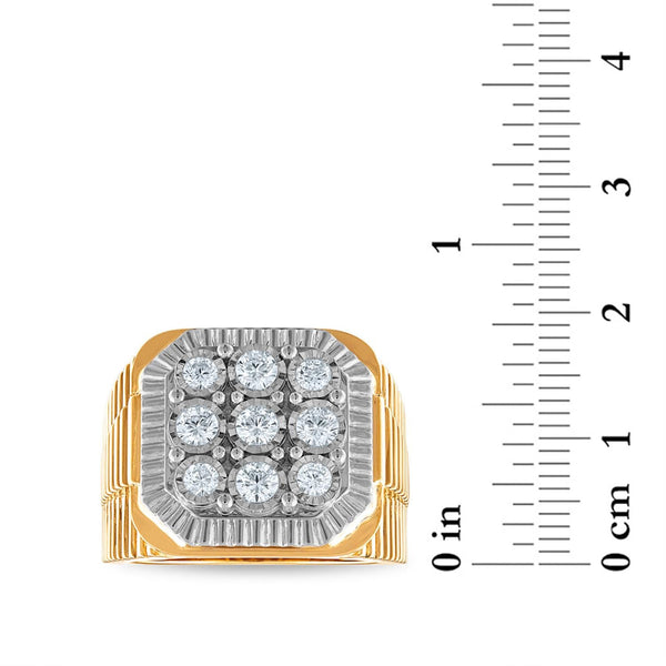 1 CTW Diamond Ring in 10KT Yellow Gold