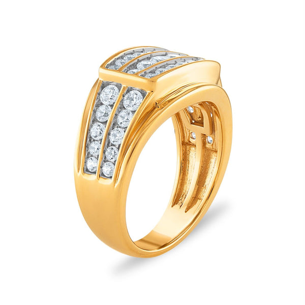 1-1/2 CTW Diamond Ring in 10KT Yellow Gold