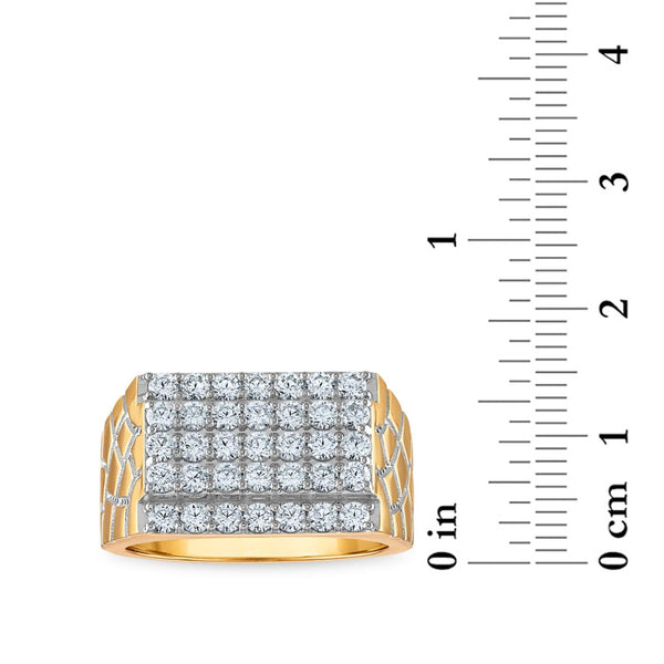 1-1/2 CTW Diamond Ring in 10KT Yellow Gold