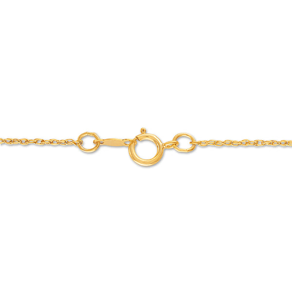 3/4 CTW Diamond Crown 18-inch Pendant in 10KT Yellow Gold