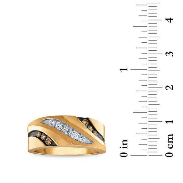 1/2 CTW Diamond Wedding Ring in 10KT Yellow Gold