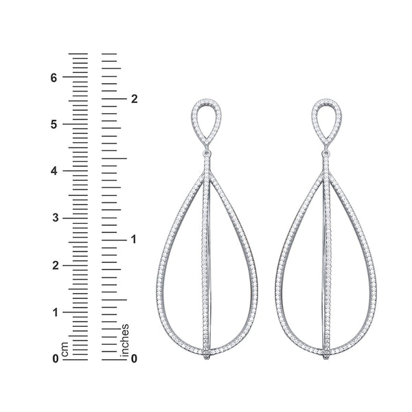 1 CTW Diamond Fashion Earrings in 10KT White Gold