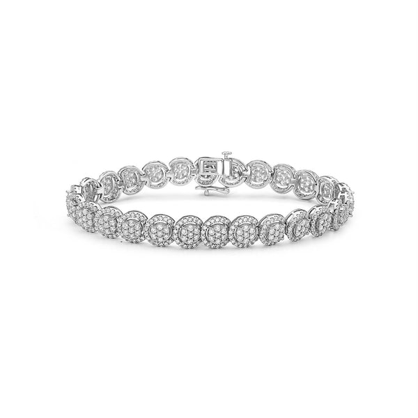 5 CTW Diamond 7-inch Tennis Bracelet in 10KT White Gold