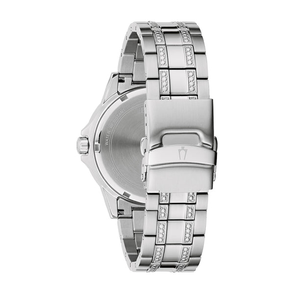 Bulova Crystal Collection 42MM Watch and Bracelet Set. 96K114