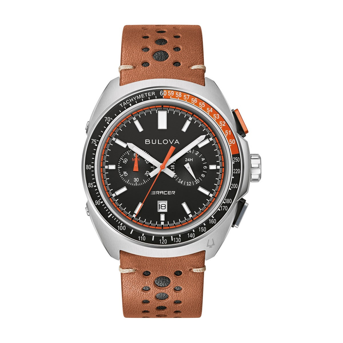 Bulova Racer 42MM Chronograph Watch. 98B427