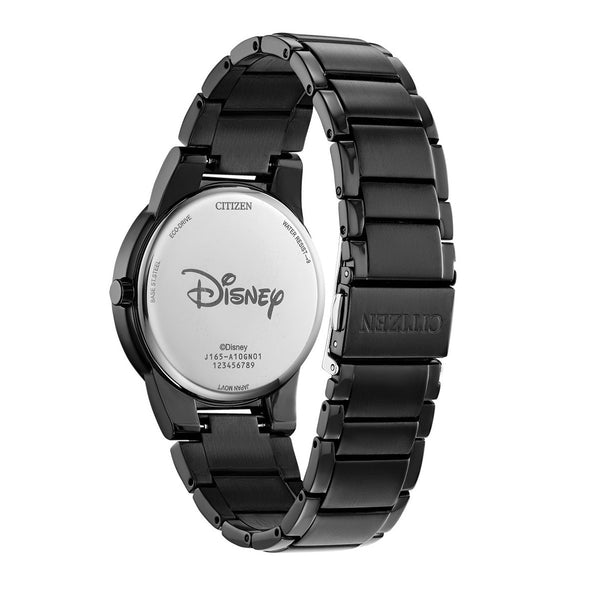 Citizen Disney Mickey Fiesta Watch in Black Stainless Steel Bracelet. AU1095-57W