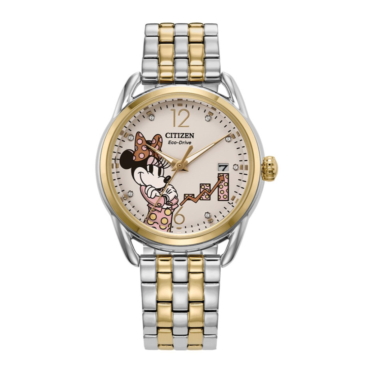 Citizen Disney Empowered Minnie Mouse Watch. FE6084-70W