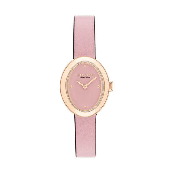 Coach Sammy with 22MM Pink Dial and Leather Strap. 14504423