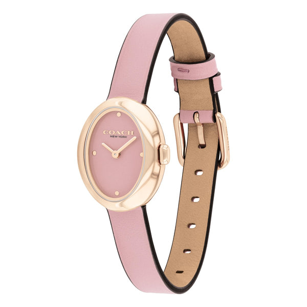 Coach Sammy with 22MM Pink Dial and Leather Strap. 14504423