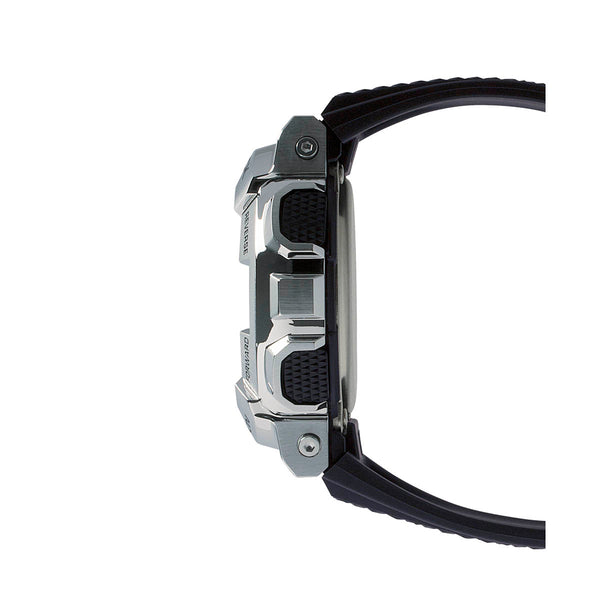 G-Shock Stainless Steel Case Black Resin Band GM-110 Series. GM110-1A