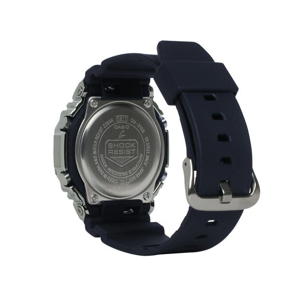 G-Shock with 44X44 MM Grey Round Dial Resin Band Strap. GM2100-1A