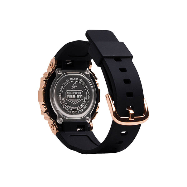 G-Shock Digital Rosetone Stainless Steel Case Black Resin Band. GMS5600PG-1