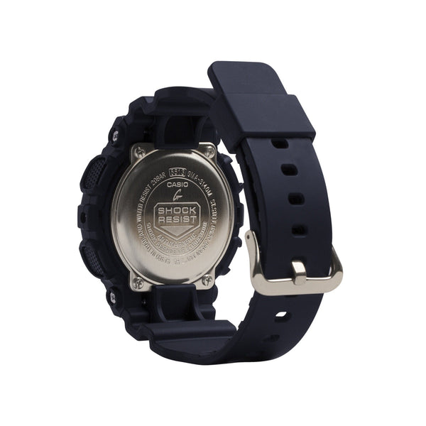 G-Shock with 45X45 MM Two-Tone Round Dial Resin Band Strap. GMAS140M-1A