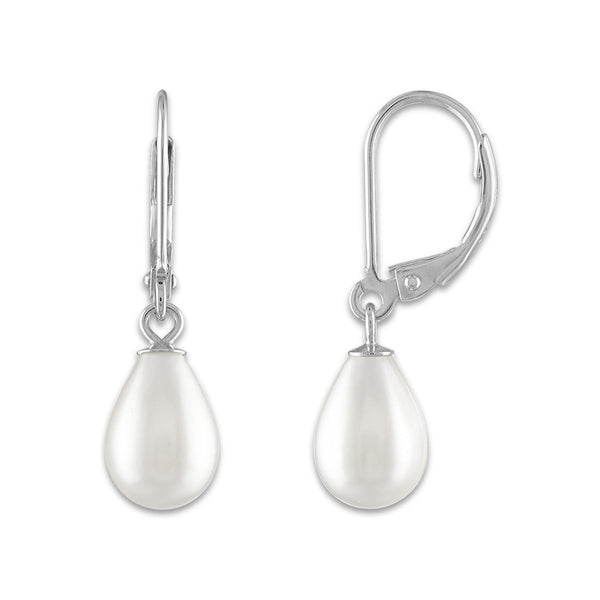 7MM Shell Pearl 3-Pair Earrings in Sterling Silver