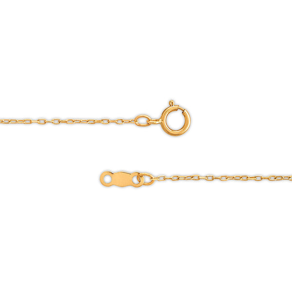 6MM Round Jade 18-inch Necklace in 10KT Yellow Gold