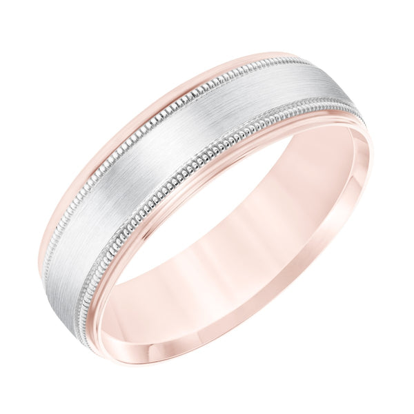 6MM Wedding Ring in 10KT Two-Tone Gold