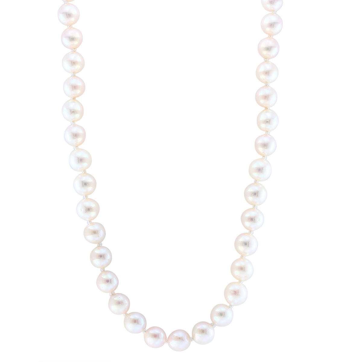 EFFY 7MM Round Pearl Ball (Beaded) 36-inch Akoya Necklace in 14KT Yellow Gold