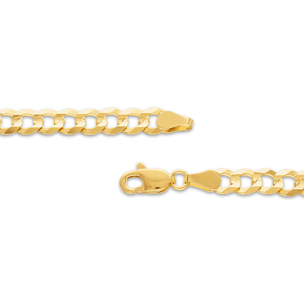 10KT Yellow Gold 8-inch 4.7MM Curb Bracelet