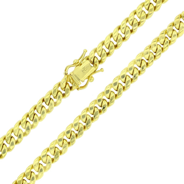 14KT Yellow Gold 8.5-inch 5.9MM Cuban Link Bracelet