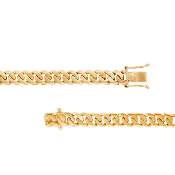 Titán by Adrian Gonzalez 8-inch Cuban Link ID Bracelet in 14KT Gold