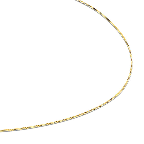 14KT Yellow Gold 16-inch 0.5MM Box Chain