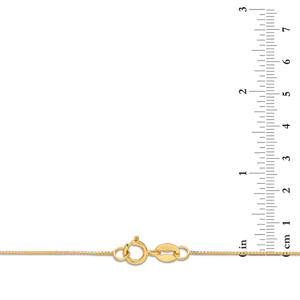 14KT Yellow Gold 16-inch 0.5MM Box Chain