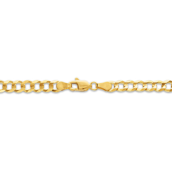 10KT Yellow Gold 20-inch 4.7MM Curb Chain