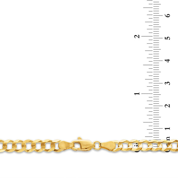 10KT Yellow Gold 20-inch 4.7MM Curb Chain