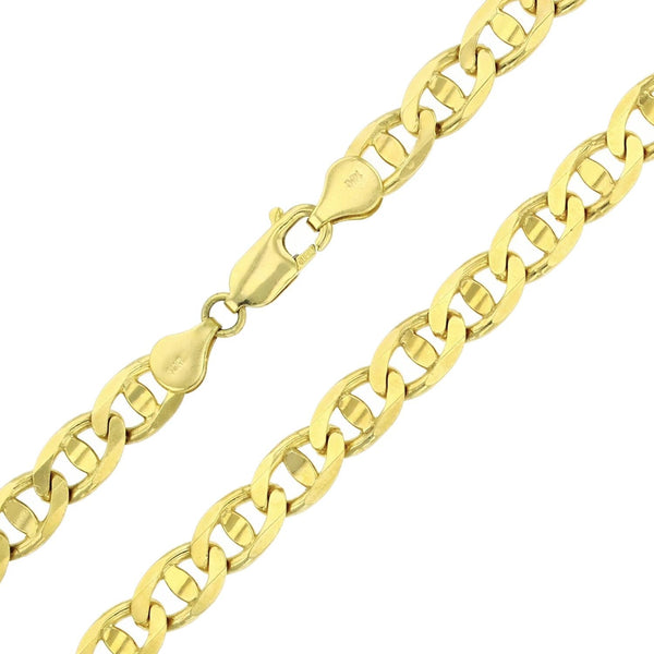 14KT Yellow Gold 24-inch 7MM Anchor Link Chain