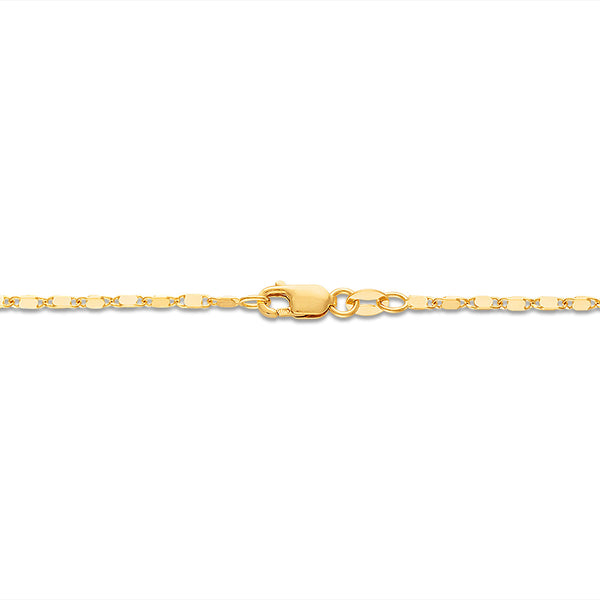 10KT Yellow Gold 18-inch Fancy Chain