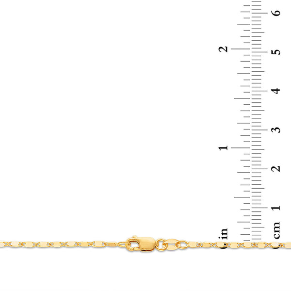 10KT Yellow Gold 18-inch Fancy Chain