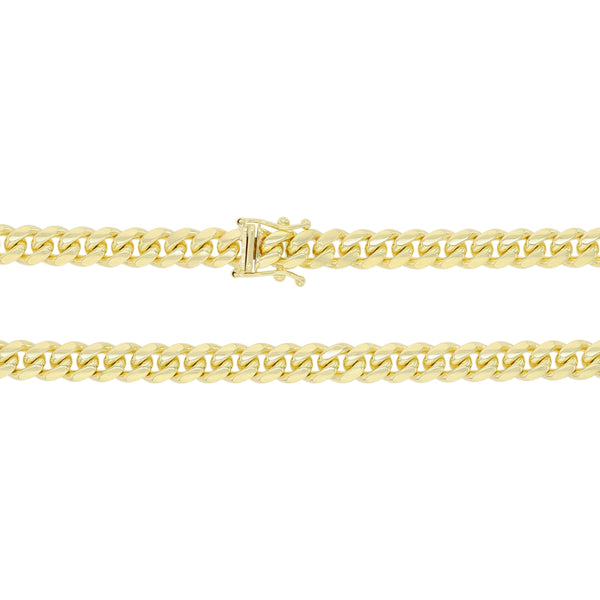 14KT Yellow Gold 26-inch 6MM Cuban Link Chain