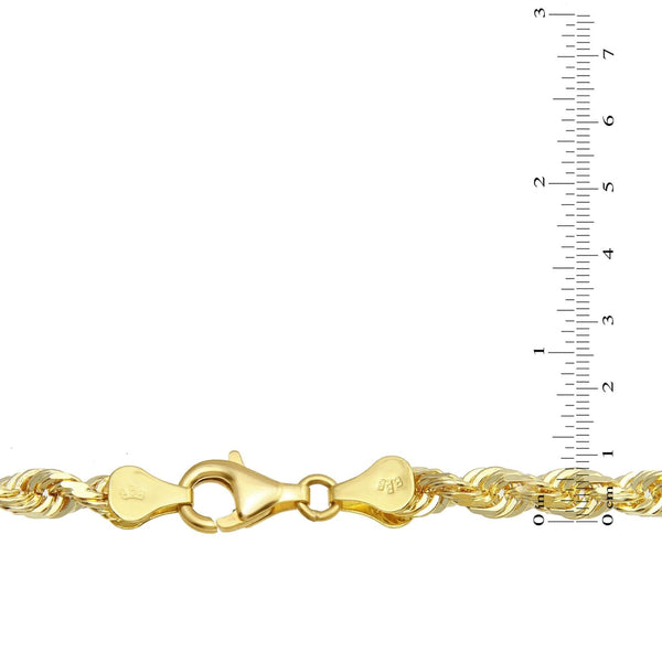 10KT Yellow Gold 26-inch 6MM Rope Chain