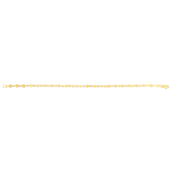 14KT Yellow Gold 18-inch 4MM Fancy Necklace