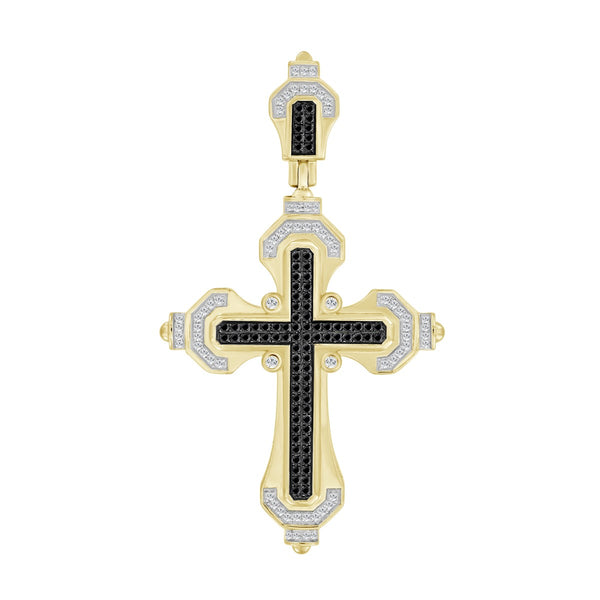 Titán by Adrian Gonzalez 10KT Gold 3/8 CTW Diamond Cross Pendant