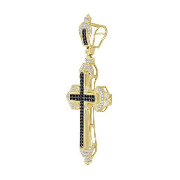 Titán by Adrian Gonzalez 10KT Gold 3/8 CTW Diamond Cross Pendant