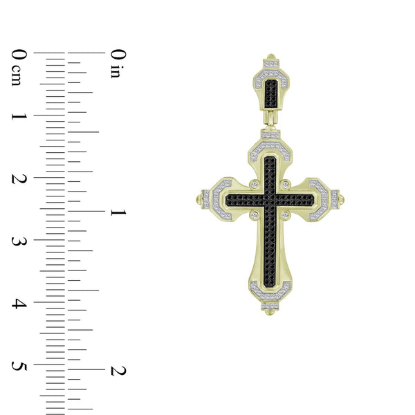 Titán by Adrian Gonzalez 10KT Gold 3/8 CTW Diamond Cross Pendant