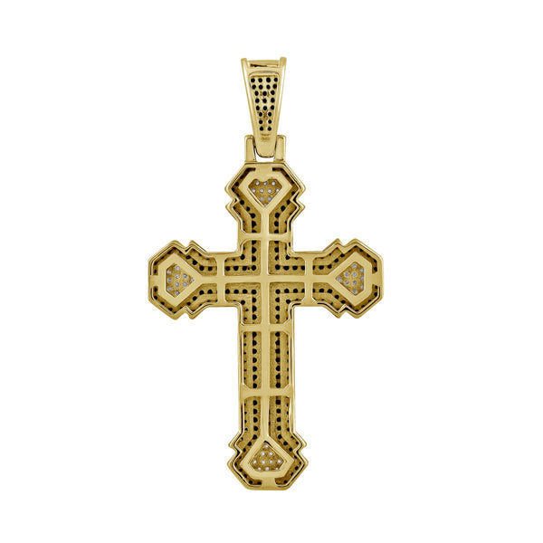 Titán by Adrian Gonzalez 10KT Gold 1 CTW Diamond Cross Pendant. Chain Not Included