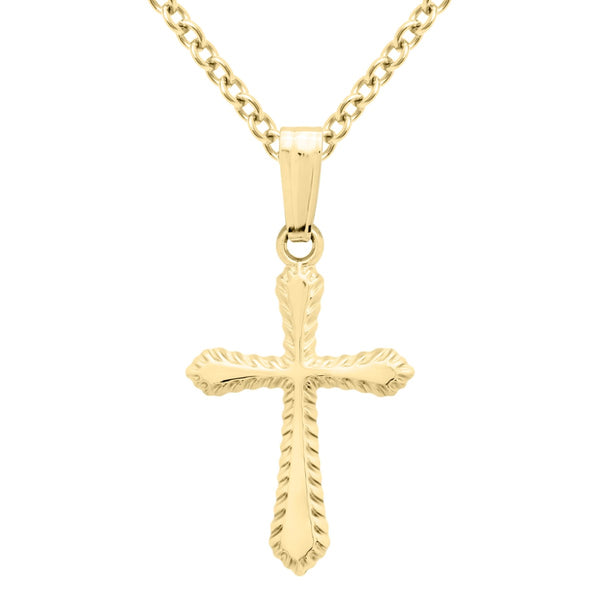 Kiddie Kraft 14KT Yellow Gold Filled 15-inch Cross Pendant