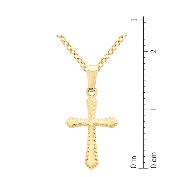 Kiddie Kraft 14KT Yellow Gold Filled 15-inch Cross Pendant