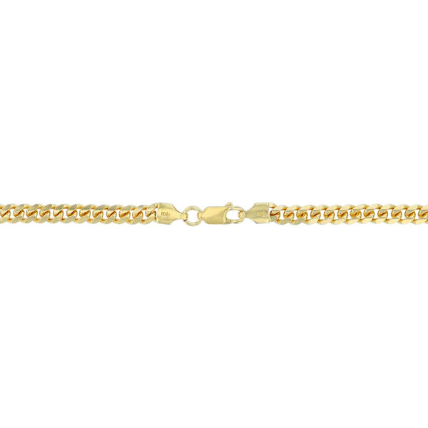 Luxe Layers 14KT Yellow Gold Plated Sterling Silver 20-inch 4.8MM Cuban Link Chain