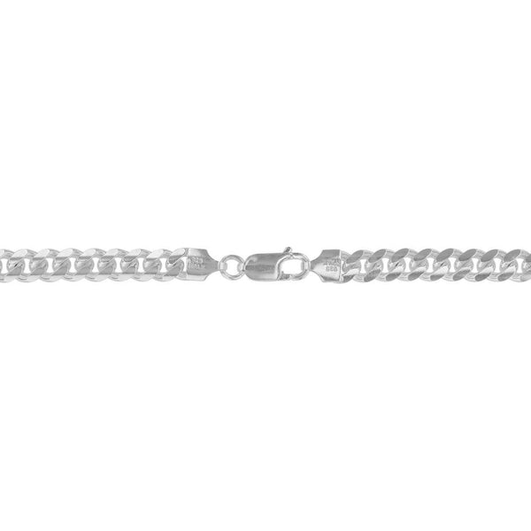 Sterling Silver 24-inch 6.25MM Miami Cuban Link Chain