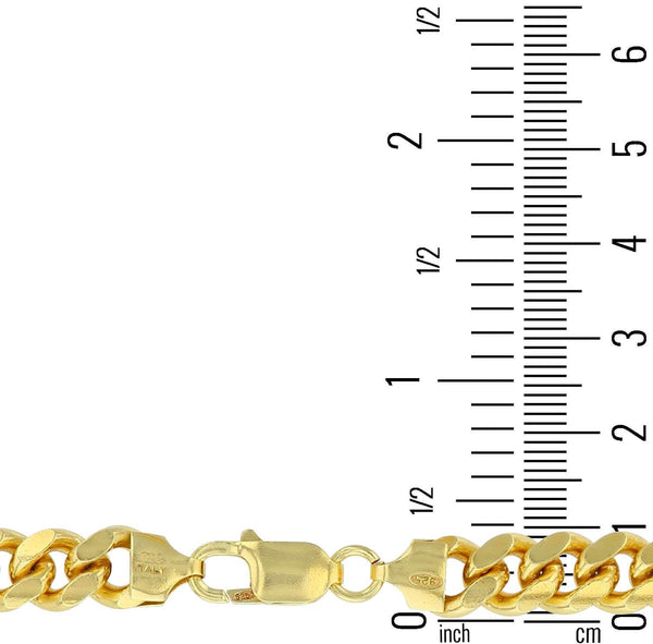 Luxe Layers 14KT Yellow Gold Plated Sterling Silver 30-inch 8.35MM Miami Cuban Link Chain