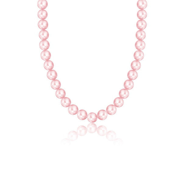 Crislu Shell Pearl and Cubic Zirconia Necklace