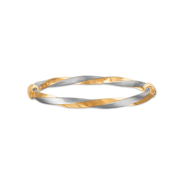 Simone I Smith 7-inch Two-Tone Bracelet in 14KT Gold Plated Sterling Silver