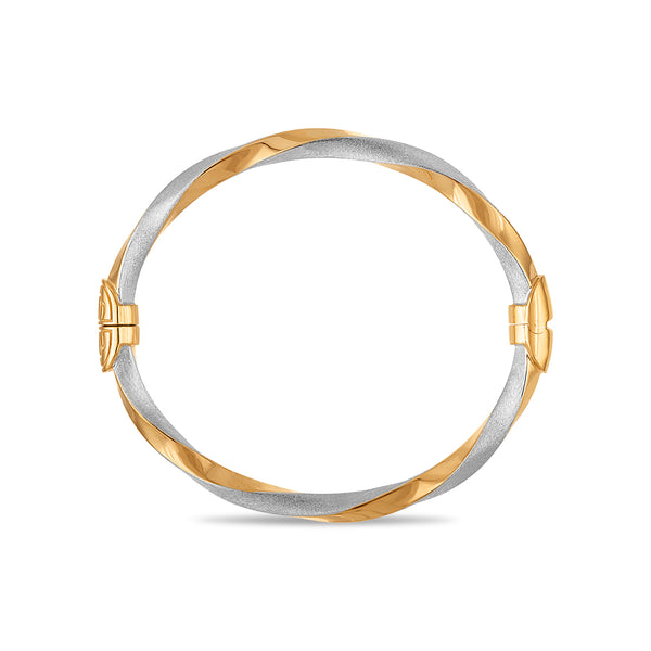 Simone I Smith 7-inch Two-Tone Bracelet in 14KT Gold Plated Sterling Silver