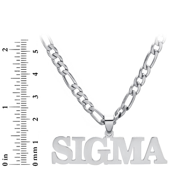 Stainless Steel 22-inch SIGMA Pendant