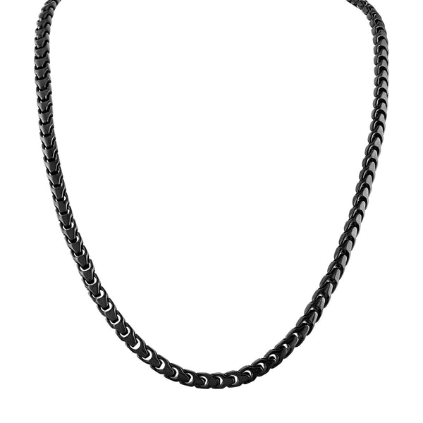 Bulova Black Stainless Steel 22-inch Chain