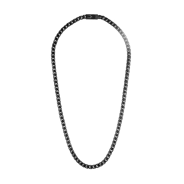 Bulova Black Stainless Steel 22-inch Chain