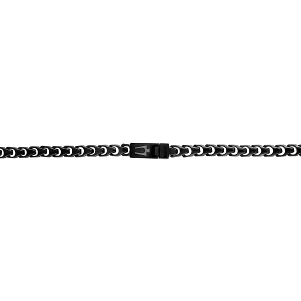 Bulova Black Stainless Steel 22-inch Chain